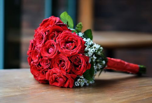 Raudonos Rožės, Romantiškas, Meilė, Gėlė, Puokštė
