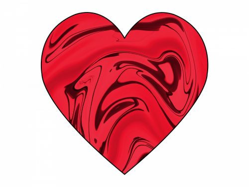 Swirly,  Deformuoti,  Širdis,  Valentine,  Valentino Diena & Nbsp,  Meilė,  Raudona,  Raudona Sūkurinė Širdis 2