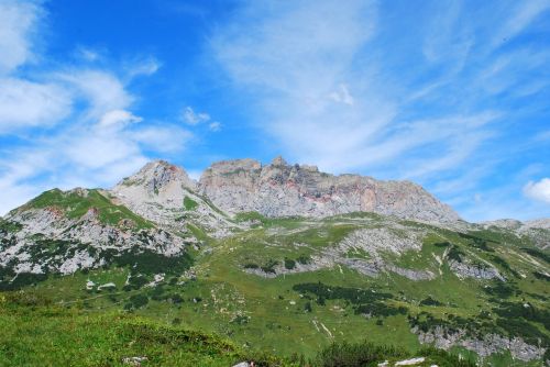 Raudona Siena, Lech Am Arlberg, Kalnai, Dangus, Gamta, Kalnas