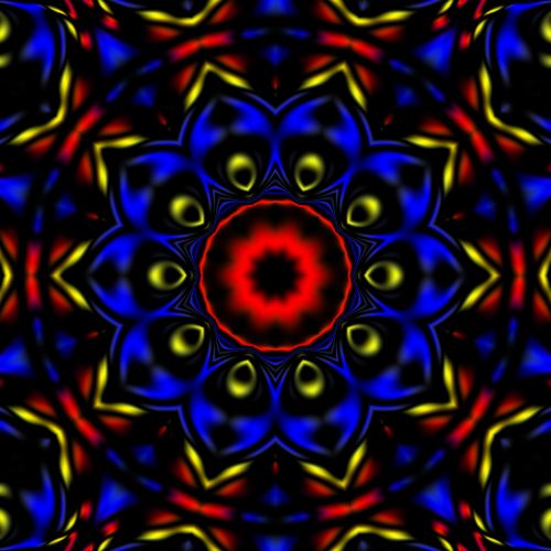Kaleidoskopas,  Pirminės & Nbsp,  Spalvos,  Raudona,  Geltona,  Mėlynas,  Abstraktus,  Raudonas Geltonas Ir Mėlynas Kaleidoskopas