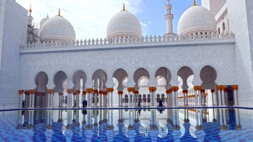 Atspindys, Mečetė, Architektūra, Abu Dabis, Islamo Architektūra