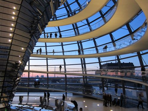 Reichstagas, Berlynas, Vokietija, Kupolas Parlamentas, Architektūra, Norman Fooster