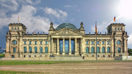 Reichstagas, Berlynas, Be Žmonių, Architektūra, Kelionė, Orientyras, Rūmai, Pastatas