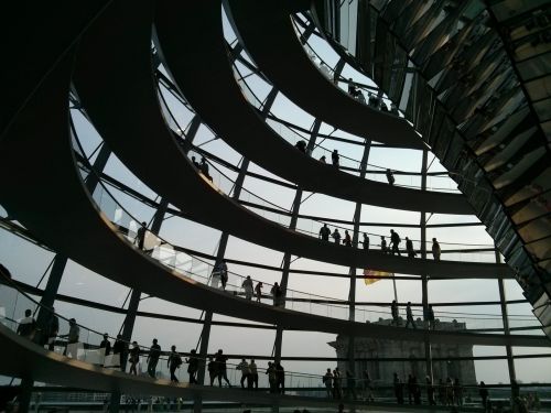 Berlynas,  Kupolas,  Reichstagas,  Plienas,  Stiklas,  Veidrodėliai,  Reichstagas Berlynas