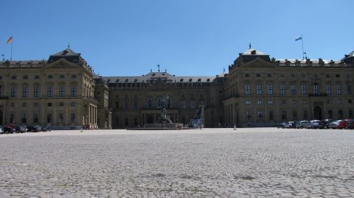 Gyvenamoji Vieta, Würzburg, Mėlynas, Pastatas, Architektūra