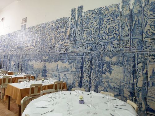 Restoranas, Istoriškai, Plytelės, Porto, Portugal