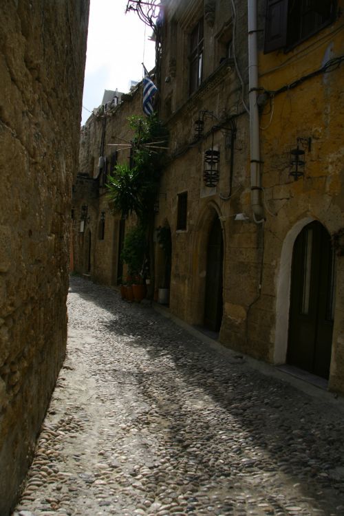 Rhodes,  Sienos,  Gatvė,  Rodo Sienų Gatvė