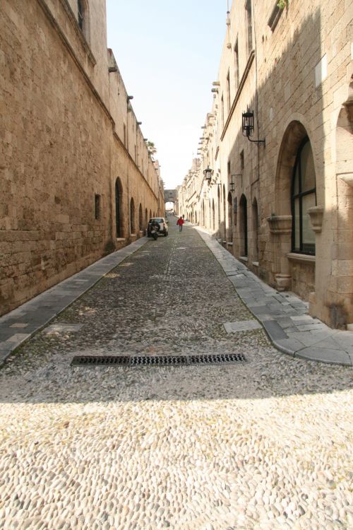 Rhodes,  Sienos,  Gatvė,  Rodo Sienų Gatvė