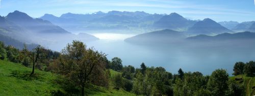 Rigi, Panorama, Ežero Lucerne Regionas