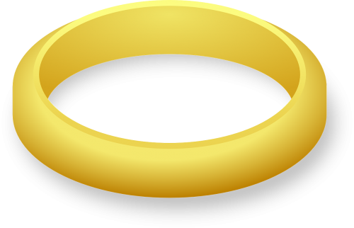 Žiedas, Vestuvinis Žiedas, Auksas, Nemokama Vektorinė Grafika