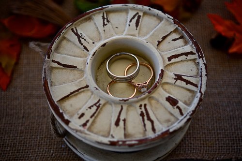 Žiedai,  Vestuvės,  Meilė,  Romantika