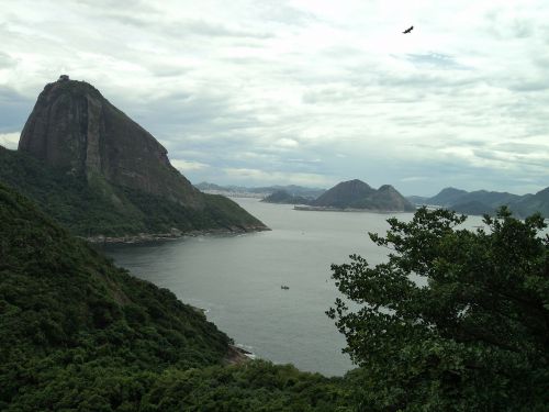 Rio De Janeiro Brazilija Turistų Atrakcija, Cukraus Kepsnys Cukraus Kepalas, Royalty Free