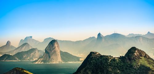Rio De Žaneiras, 2016 M. Olimpinės Žaidynės, Niterói, Brazilija, Kristus Atpirkėjas, Kalnai, Įlanka, Kraštovaizdis