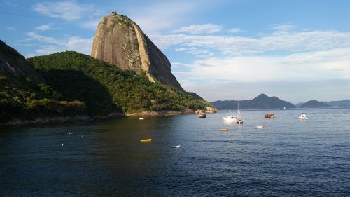 Rio De Janeiro Cukraus Kepsnys Cukraus Kepalas, Jūra, Urca, Kabelis, Raudonas Paplūdimys, Royalty Free