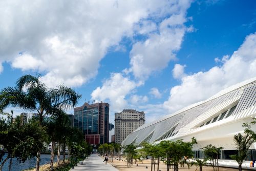 Rio De Janeiro Rytojaus Muziejus, Kvadratas Malá, Šiuolaikiška, Muziejus, Architektūra, Architektas, Dangus, Dangus, Debesys, Royalty Free