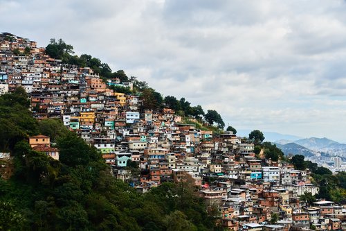 Rio De Janeiro,  Brazilija,  Favela,  Skurdas,  Urbanistinė Plėtra