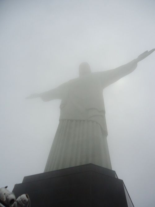 Rio De Janeiro Christ Redentos, Corcovado, Brazilija , Royalty Free