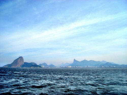 Rio De Janeiro Guanabaros Įlanka,  Brazilija Vandenynas,  Paplūdimys,  Jūra