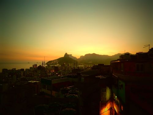 Rio De Janeiro Atostogos, Saulėlydis, Kalnai, Brazilija, Saulė, Dangus, Papludimys, Kraštovaizdis