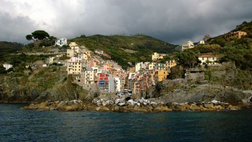 Riomaggiore,  Cinque & Nbsp,  Terre,  Italy,  Ispanų & Nbsp,  Kaimas,  Riomaggiore Nuo Jūros
