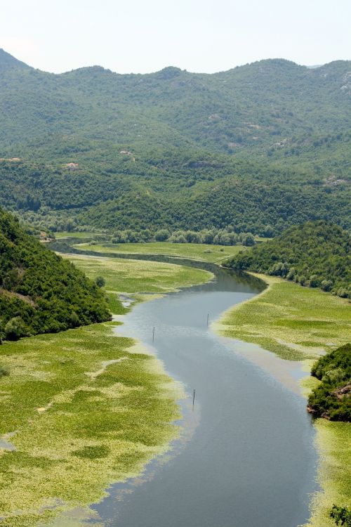 Upė, Kalnai, Kraštovaizdis, Montenegro, Slėnis
