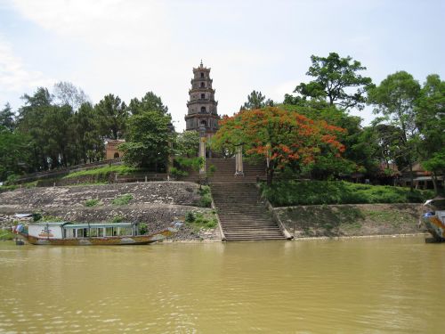 Upė, Pagoda, Medis, Viet Nam