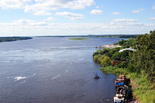Upė, Rio Paragvajus, Laivas, Vanduo, Džiunglės, Paragvajus, Pietų Amerika