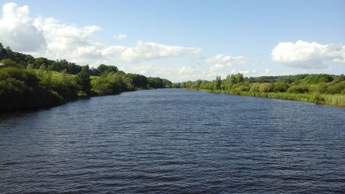 Upė, Dangus, Mėlynas, Airija, Sodrus