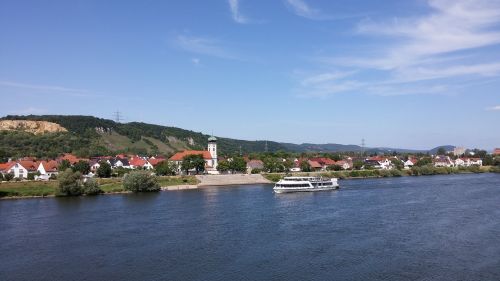 Upė, Danube, Vanduo, Bavarija, Laiptai, Laivas
