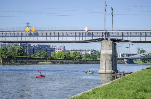 Upė, Tiltas, Vanduo, Gamta, Wisla, Kraków