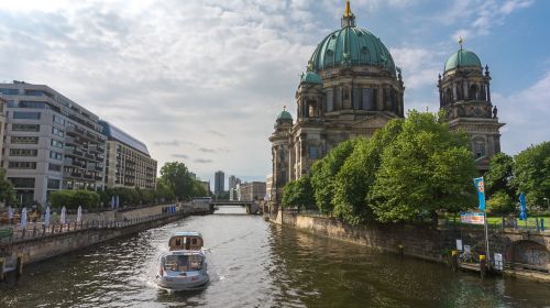 Upė, Architektūra, Miestas, Kanalas, Vandenys, Berlyno Katedra, Senas