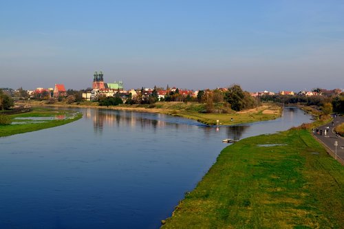 Upė,  Poznanė,  Lenkija,  Panorama