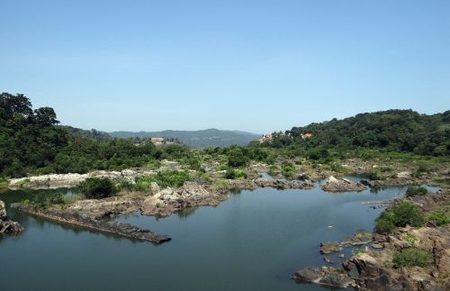 Upė, Upės Sluoksnis, Sharavati, Jog Bėga, Vakarų Gatas, Kritimo Galva, Karnataka, Indija