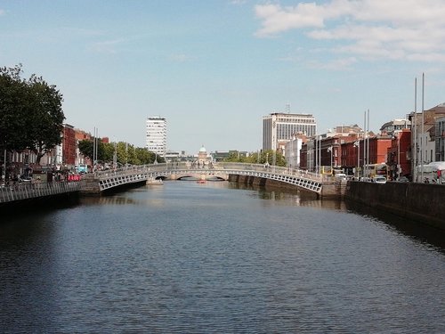 Upė,  Liffey,  Dublinas,  Airija,  Miestas,  Miestas