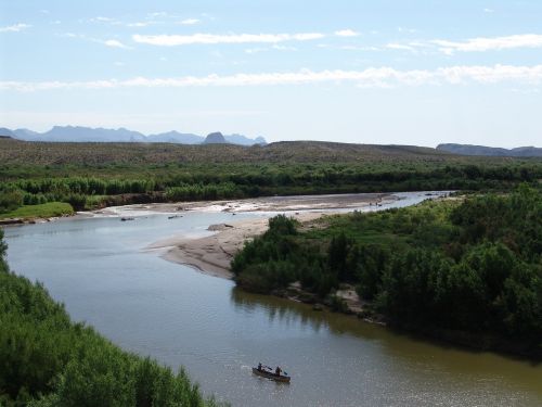 Upė, Rio Bravo, Didelis Lenkimo Nacionalinis Parkas, Usa, Texas, Jungtinės Valstijos, Amerikietis, Lankytinos Vietos, Jungtinės Amerikos Valstijos, Gamta