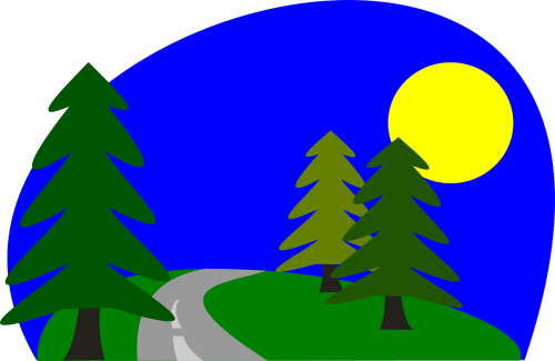 Kelias, Vairuoti, Miškas, Kraštovaizdis, Scena, Medžiai, Nemokama Vektorinė Grafika