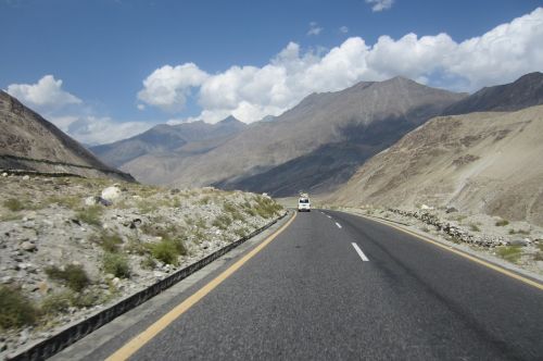 Kelias, Scena, Peizažas, Kalnai, Kelias, Kelias, Pakistanas, Kelionė