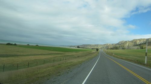 Kelias, Naujoji Zelandija, Gražus, Vaizdingas, Kraštovaizdis, Dangus, Gamta