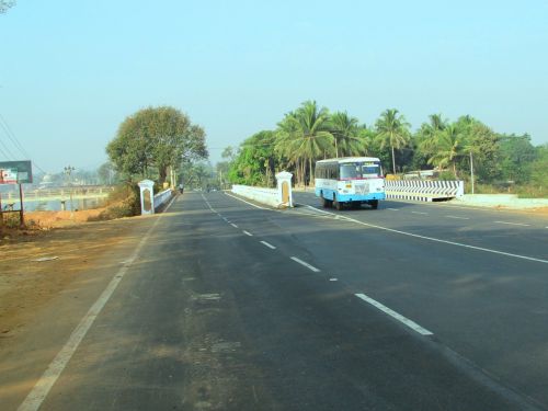 Kelias, Greitkelis, Tiltas, Autobusas, Kelegeri Kelias, Dharwad, Indija