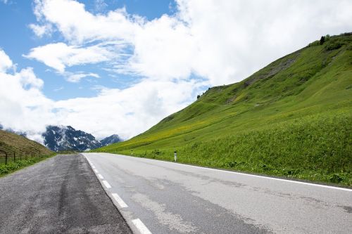 Kelias, Alpės, Austria