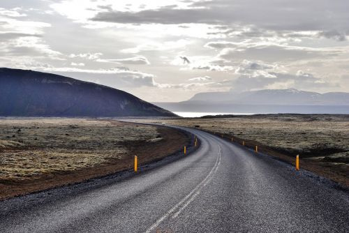 Kelias,  Panoraminis,  Kelionė,  Dangus,  Kraštovaizdis,  Iceland,  Be Honoraro Mokesčio