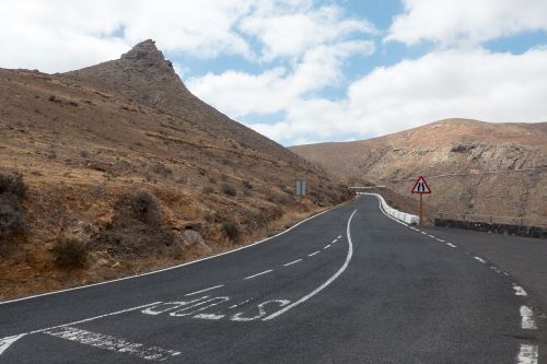 Kelias, Fuerteventura, Be Automobilio, Kalnai