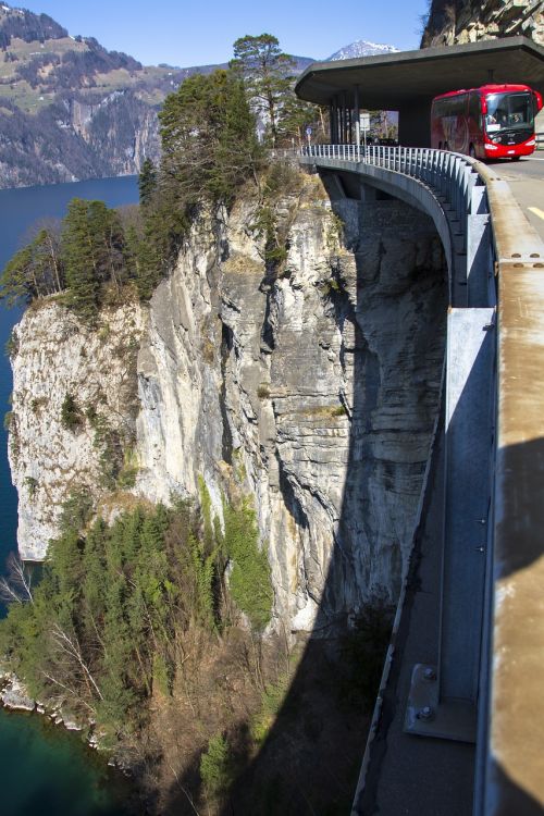 Kelių Tiesimas,  Viadukas,  Tiltas,  Šveicarijos Kelias,  Uri,  Kelių Tiltas,  Be Honoraro Mokesčio