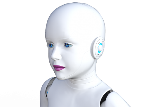 Robotas, Mergaitė, Šiuolaikiška, Ateitis, Mašina, Moteris, Cyborg, Užsienietis