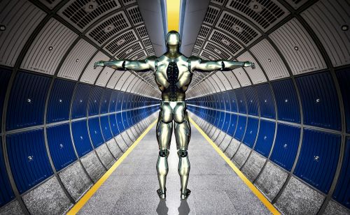 Robotas, Cyborg, Persiųsti, Mašina, Tunelis, Fantazija, Metalas, Vyras, Ray, Šaltinis, Metro, Velenas, Dirbtinis Intelektas, Kompiuterinė Grafika, Robotų Technika, Futuristinis, Dirbtinis, Mokslinė Fantastika, Android