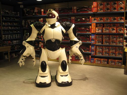 Robotas, Žaislas, Laikyti, Milžinas, Mašina, Futuristinis, Vaikystę, Cyborg, Žaisti