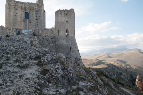 Rocca Calascio, Pilis, Sienos, Abruzzo
