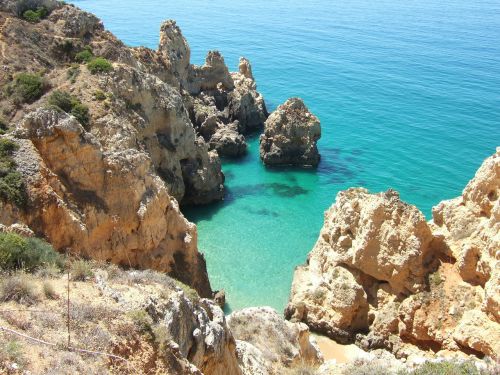 Rokas, Algarve, Jūra, Papludimys