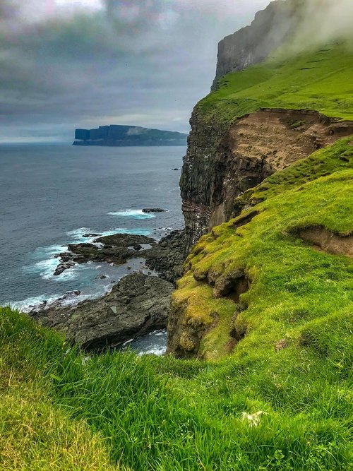 Rokas,  Žolė,  Natūralus,  Akmenys,  Farerų Salos,  Mėlyna,  Kietas,  Kraštovaizdis,  Vanduo