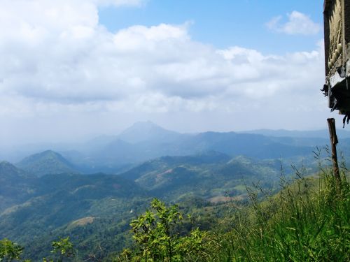 Sri & Nbsp,  Lanka,  Kalnas,  Ambuluwawa,  Natūrali & Nbsp,  Grožis,  Roko Vaizdas
